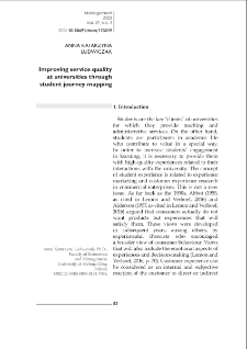 Improving service quality at universities through student journey mapping