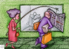 Gazeta [2] : IX Otwarty Międzynarodowy Konkurs na Rysunek Satyryczny / Artur Galicki