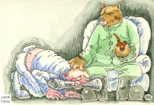 Gazeta : IX Otwarty Międzynarodowy Konkurs na Rysunek Satyryczny / Igor Nikitin