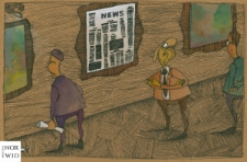 Gazeta [1] : IX Otwarty Międzynarodowy Konkurs na Rysunek Satyryczny / Mohamad Mehdy Shiri