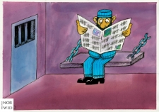 Gazeta [2] : IX Otwarty Międzynarodowy Konkurs na Rysunek Satyryczny / Ramin Rezaei