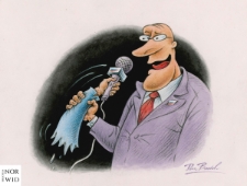 Gazeta [1] : IX Otwarty Międzynarodowy Konkurs na Rysunek Satyryczny / Dmitriy L. Bondarenko