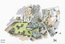 Gazeta [1] : IX Otwarty Międzynarodowy Konkurs na Rysunek Satyryczny / Tony Houbrechts