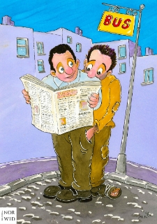 Gazeta [2] : IX Otwarty Międzynarodowy Konkurs na Rysunek Satyryczny / Mehmet Kahraman