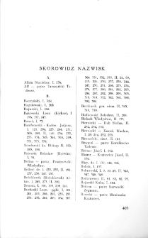 Moja służba w Brygadzie: tom 2 - skorowidz nazwisk