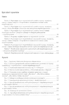Ku edukacji zorientowanej na zmianę społecznego obrazu osób niepełnosprawnych - spis tabel, rysunków, załączników