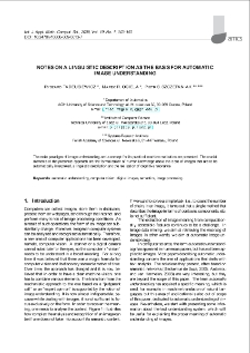 Notes on a linguistic description as the basis for automatic image understanding