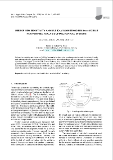 Uses of new sensitivity and DAE solving methods in SMARTMOBILE for verified analysis of mechanical systems