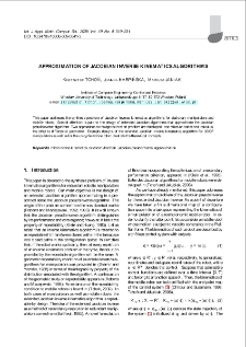 Approximation of Jacobian inverse kinematics algorithms