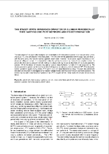 The steady-state impedance operator of a linear periodically time-varying one-port network and its determination