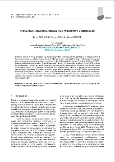 A multivariable multiobjective predictive controller