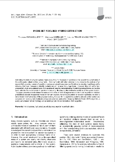 Mode set focused hybrid estimation