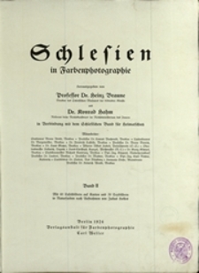 Schlesien in Farbenphotographie: [Textband], Band II
