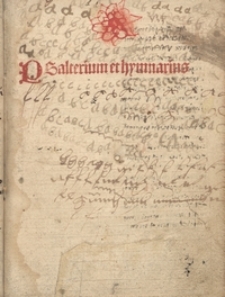 Psalterium et hymnarius