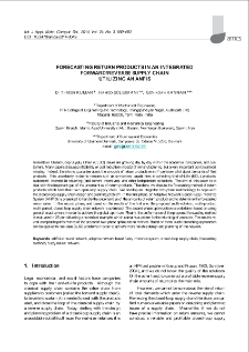 Forecasting return products in an integrated forward/reverse supply chain utilizing an ANFIS