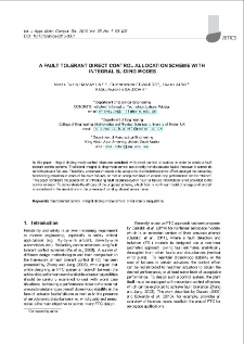 A fault tolerant direct control allocation scheme with integral sliding modes