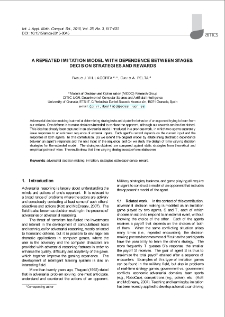 A repeated imitation model with dependence between stages: Decision strategies and rewards