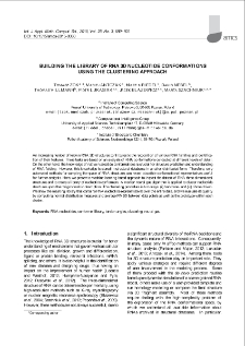 Building the library of RNA 3D nucleotide conformations using the clustering approach