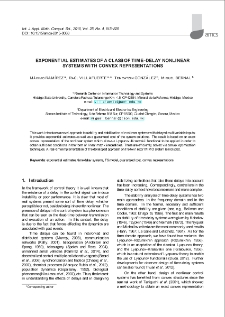 Exponential estimates of a class of time-delay nonlinear systems with convex representations
