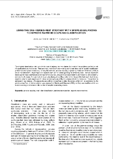 Using the one-versus-rest strategy with samples balancing to improve pairwise coupling classification