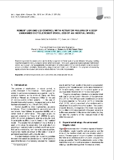 Robust LQR and LQI control with actuator failure of a 2DOF unmanned bicycle robot stabilized by an inertial wheel