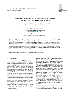 A scheme of resource allocation and stability for peer-to-peer file-sharing networks