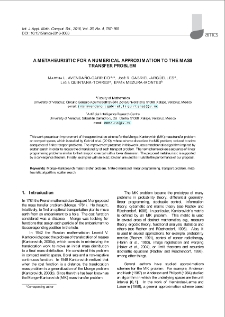 A metaheuristic for a numerical approximation to the mass transfer problem