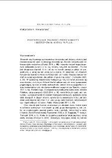 Postrzeganie starości przez kobiety i mężczyzn w wieku 75 plus = Perception of senility by women and men aged 75 plus