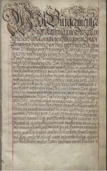 Wir Bürgermeister... [Statut Bractwa Kurkowego w Zielonej Górze]