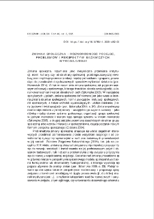 Zmiana społeczna - r&oacute;żnorodność podejść, problem&oacute;w i perspektyw badawczych. Wprowadzenie
