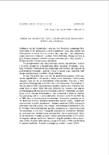 Zoom na młodych, czyli eksploracje naukowe Marii Zielińskiej