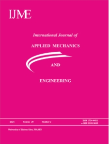 International Journal of Applied Mechanics and Engineering (IJAME), volume 29, number 2 (2024) - spis treści