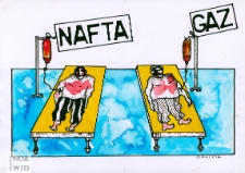 Nafta i gaz [1] : X Otwarty Międzynarodowy Konkurs na Rysunek Satyryczny / Michał Graczyk