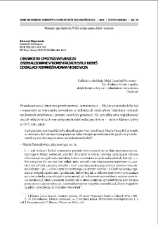 Ciekawostki o przyszłym wieszczu zwerbalizowane w komentarzach Emilii Kiereś do "Ballad i romans&oacute;w" Adama Mickiewicza = Curiosity about the future bard as expressed in commentaries by Emilia Kiereś based on "Ballads and Romances" by Adam Mickiewicz
