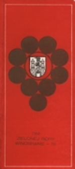 Dni Zielonej Góry. Winobranie 1975: [zaproszenia]