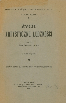 Życie artystyczne ludzkości - słowo wstępne