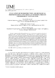 Evaluation of microstructure and mechanical properties resulting from gas nitriding process for different types of steel