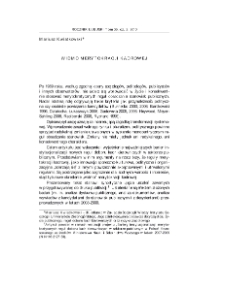 Widmo merytokracji kadrowej = The spectre of personnel meritocracy