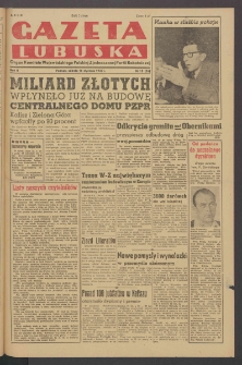 Gazeta Lubuska : organ Komitetu Wojewódzkiego Polskiej Zjednoczonej Partii Robotniczej R. II Nr 13 (15 stycznia 1949). - Wyd. ABCD
