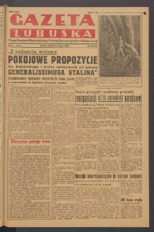Gazeta Lubuska : organ Komitetu Wojewódzkiego Polskiej Zjednoczonej Partii Robotniczej R. II Nr 42 (12 lutego 1949). - Wyd. ABC