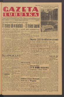 Gazeta Lubuska : organ Komitetu Wojewódzkiego Polskiej Zjednoczonej Partii Robotniczej R. II Nr 64 (6 marca 1949). - Wyd. ABCD