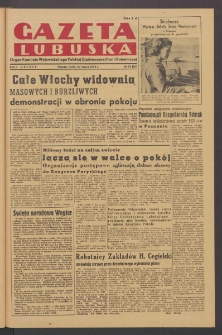 Gazeta Lubuska : organ Komitetu Wojewódzkiego Polskiej Zjednoczonej Partii Robotniczej R. II Nr 74 (16 marca 1949). - Wyd. ABCDEF