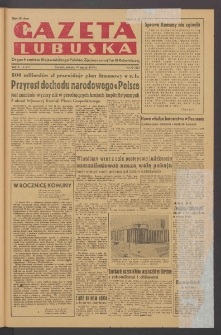 Gazeta Lubuska : organ Komitetu Wojewódzkiego Polskiej Zjednoczonej Partii Robotniczej R. II Nr 77 (19 marca 1949). - Wyd. ABC