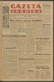 Gazeta Lubuska : organ Komitetu Wojewódzkiego Polskiej Zjednoczonej Partii Robotniczej R. II Nr 98 (9 kwietnia 1949). - Wyd. ABCD