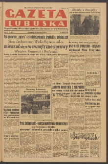 Gazeta Lubuska : organ Komitetu Wojewódzkiego Polskiej Zjednoczonej Partii Robotniczej R. II Nr 160 (16 czerwca 1949). - Wyd. ABC