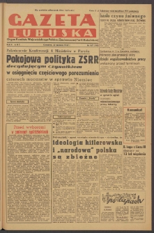 Gazeta Lubuska : organ Komitetu Wojewódzkiego Polskiej Zjednoczonej Partii Robotniczej R. II Nr 167 (23 czerwca 1949). - Wyd. ABC