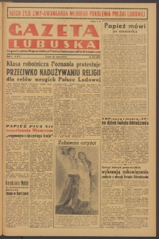 Gazeta Lubuska : organ Komitetu Wojewódzkiego Polskiej Zjednoczonej Partii Robotniczej R. II Nr 194 (20 lipca 1949). - Wyd. ABC