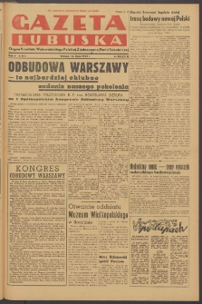 Gazeta Lubuska : organ Komitetu Wojewódzkiego Polskiej Zjednoczonej Partii Robotniczej R. II Nr 200 (26 lipca 1949). - Wyd. ABC