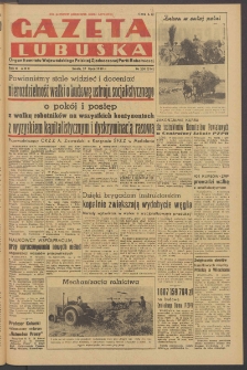 Gazeta Lubuska : organ Komitetu Wojewódzkiego Polskiej Zjednoczonej Partii Robotniczej R. II Nr 201 (27 lipca 1949). - Wyd. ABC