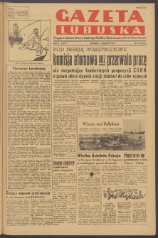 Gazeta Lubuska : organ Komitetu Wojewódzkiego Polskiej Zjednoczonej Partii Robotniczej R. II Nr 209 (4 sierpnia 1949). - Wyd. ABC